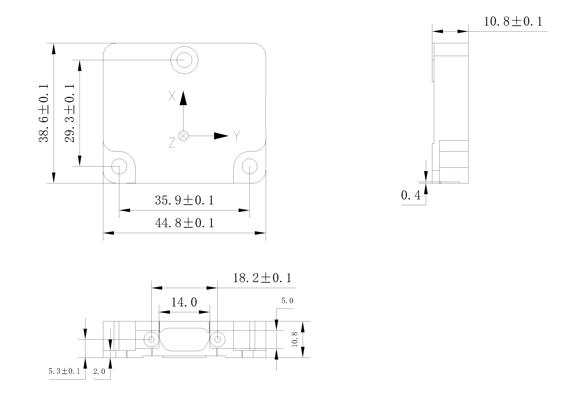 U6300 dimension