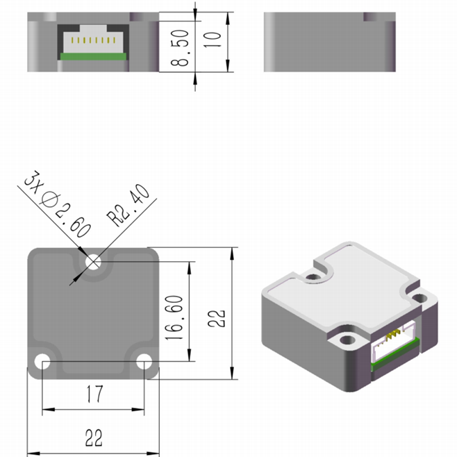 Высокоточная 9-осевая MEMS AHRS A5500